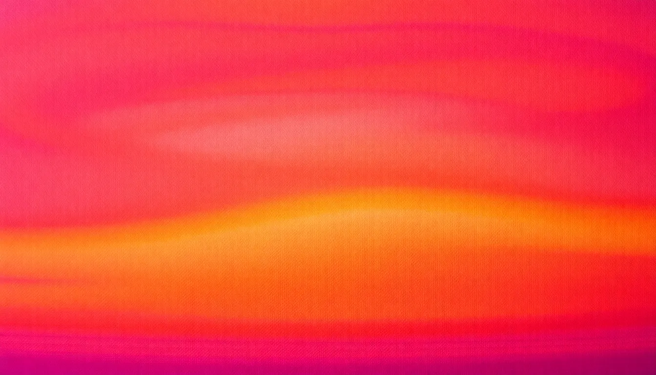Sunset Gradient Abstract Canvas