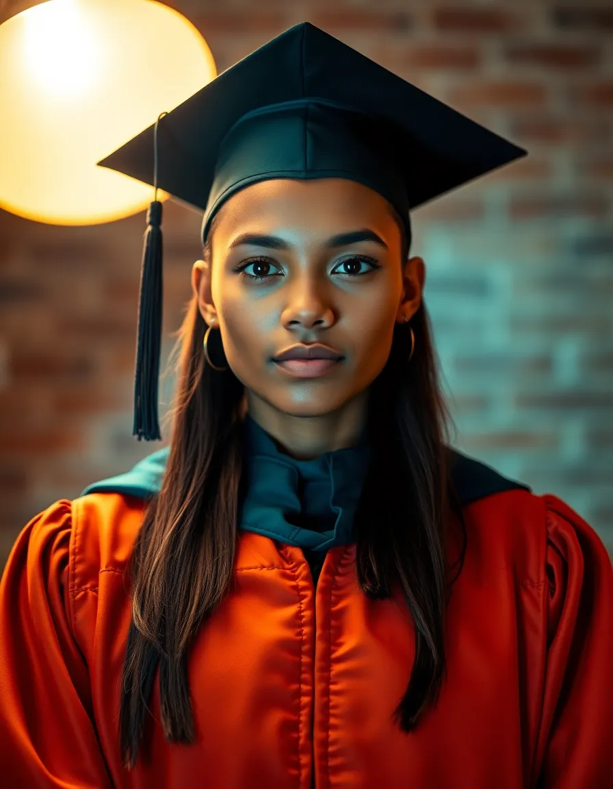 Close-Up of a Graduate Holding Diploma