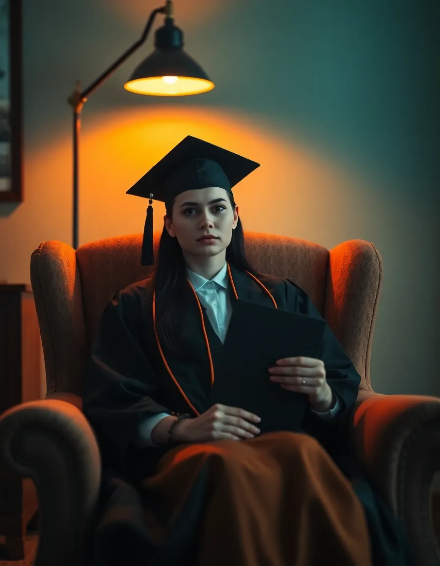 Graduate Reflecting on Accomplishments