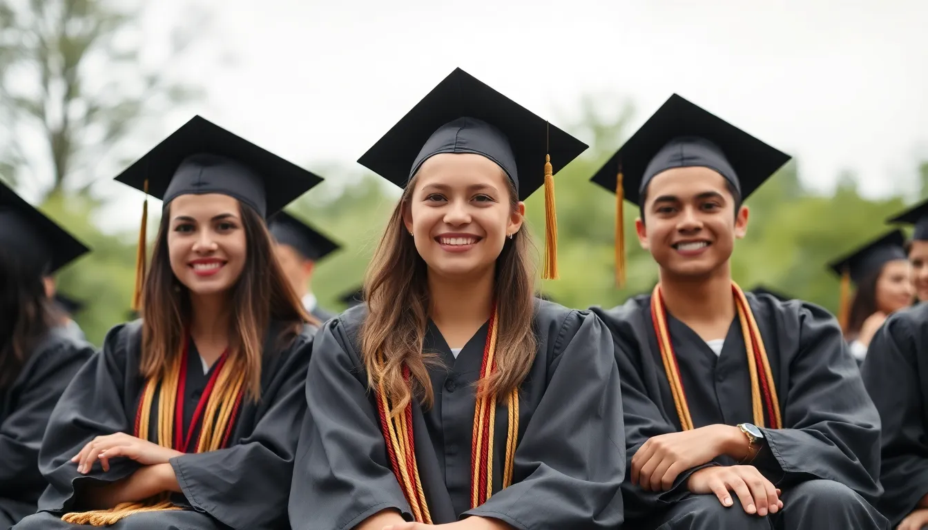 Group of Graduates Enjoying Their Moment