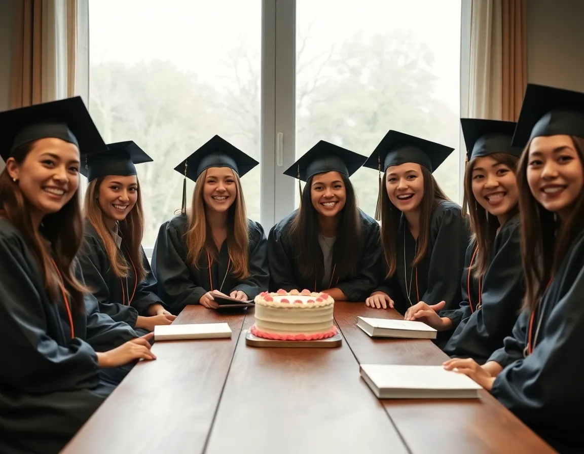 Graduates Celebrating Together
