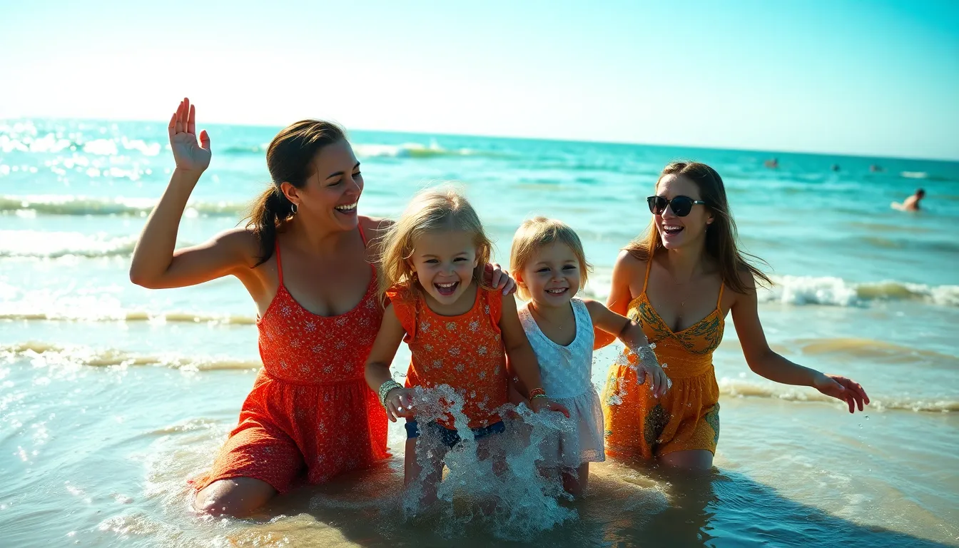 Family Fun Day at the Beach