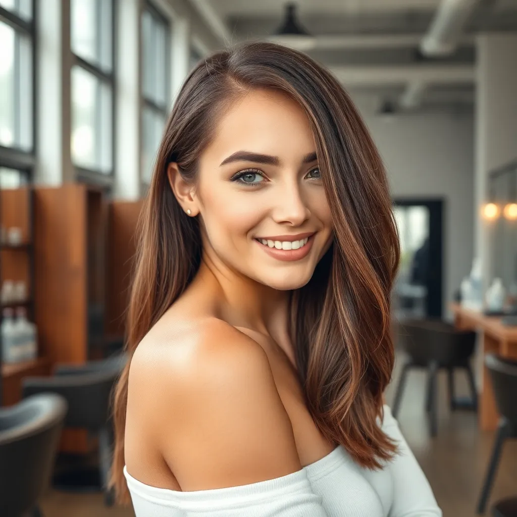 Bright Salon Haircare Portrait