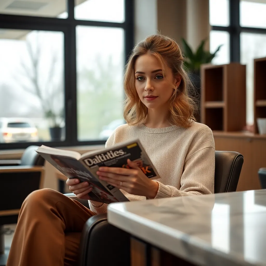 Relaxed Beauty in Modern Salon