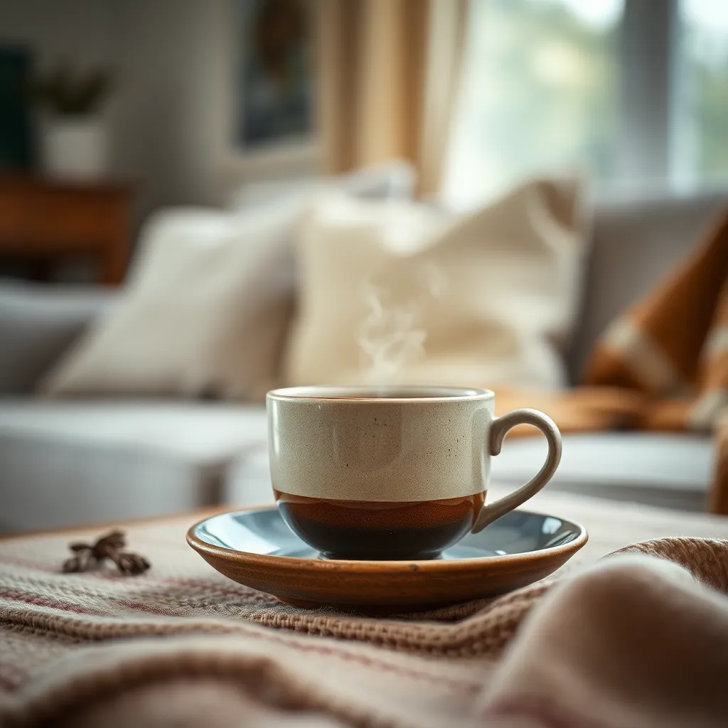 Relaxing Herbal Tea Moment