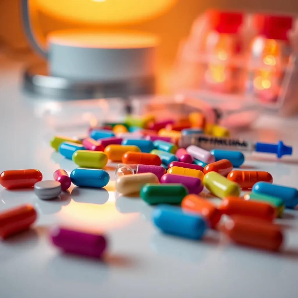 Colorful Medical Kit Close-Up