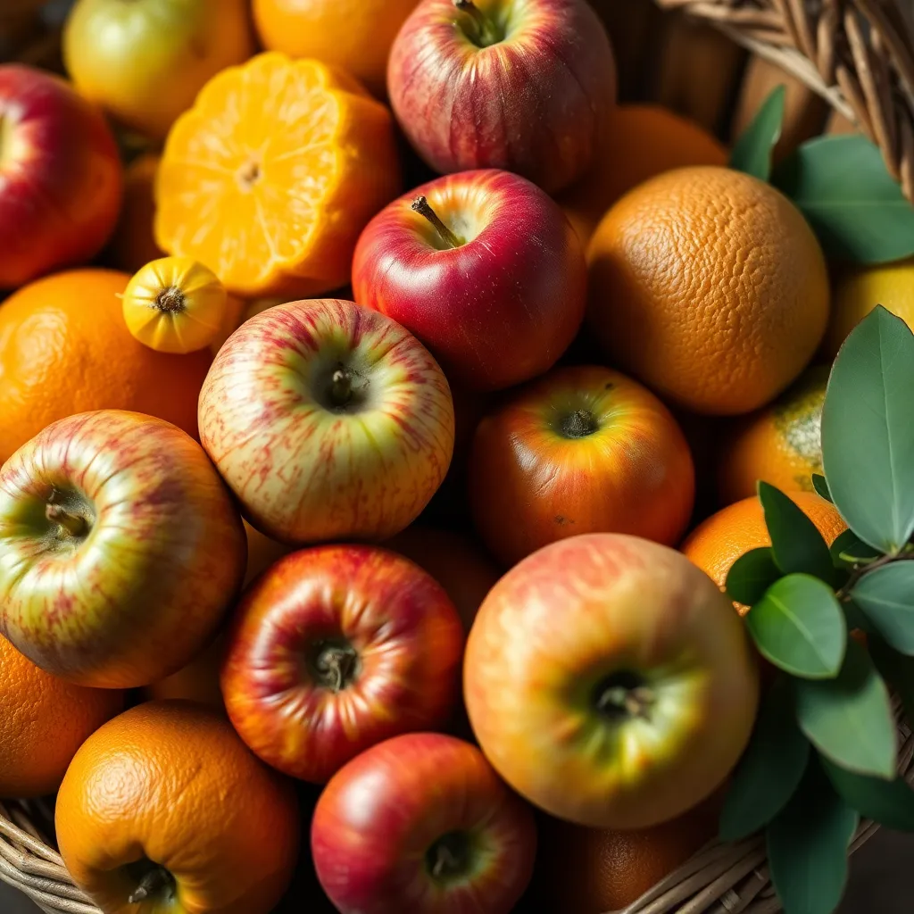 Bountiful Organic Fruit Basket