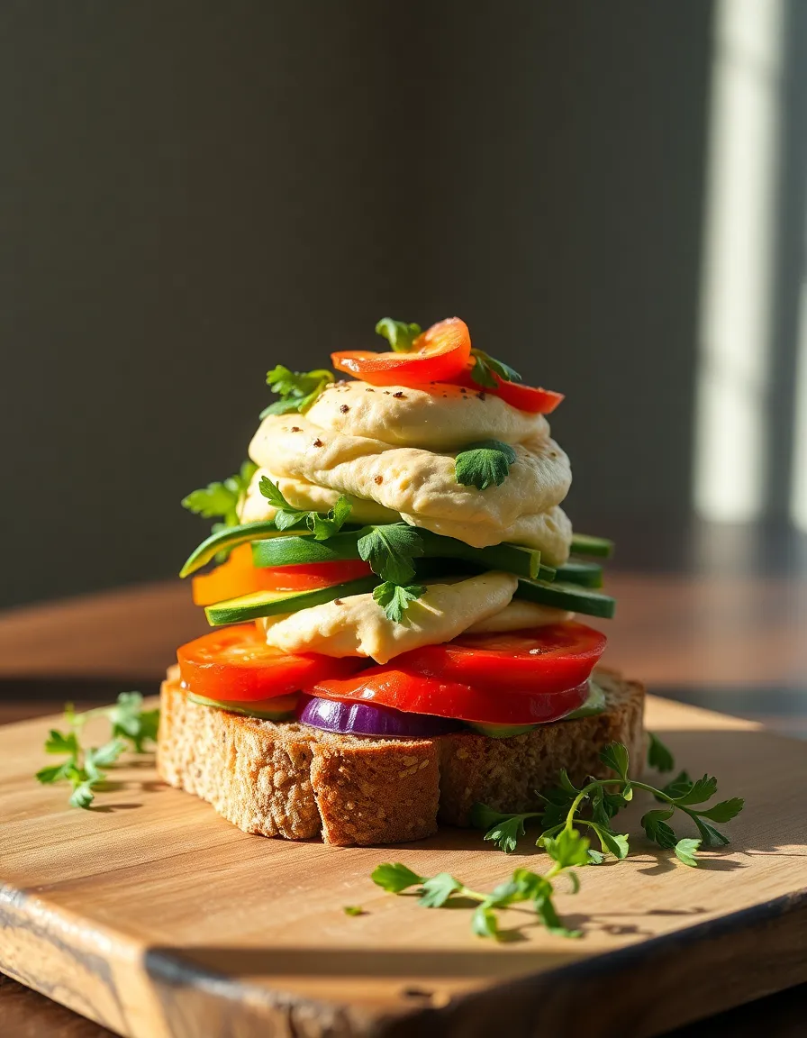 Open-Faced Sandwich Delight