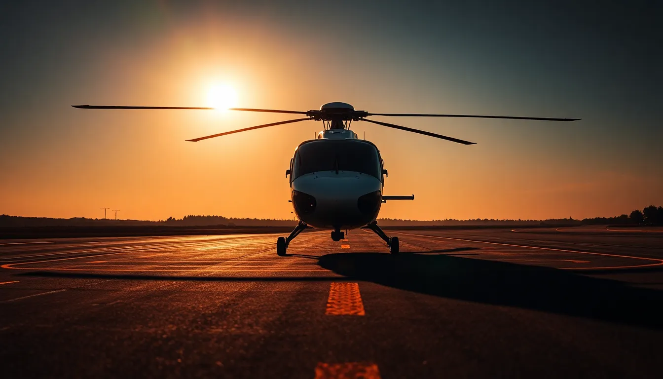 Helicopter Night Display