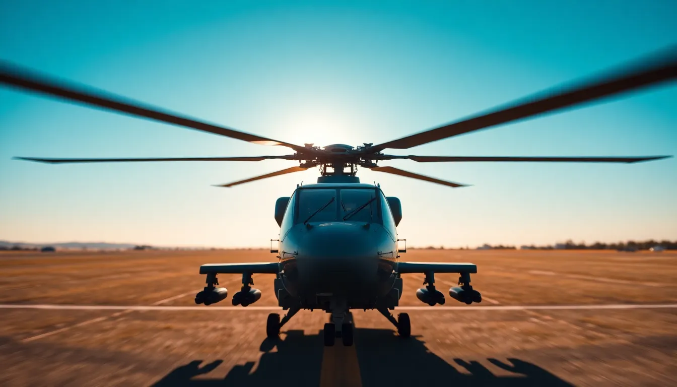 Military Helicopter in Action
