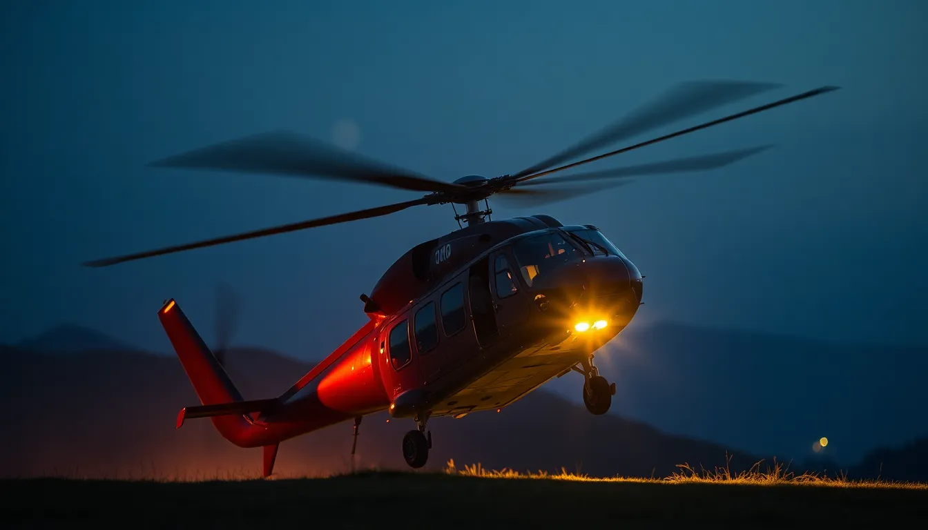 Helicopter in Search and Rescue