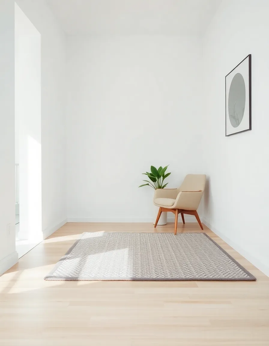 Minimalist Decor in a Bright Apartment Corner