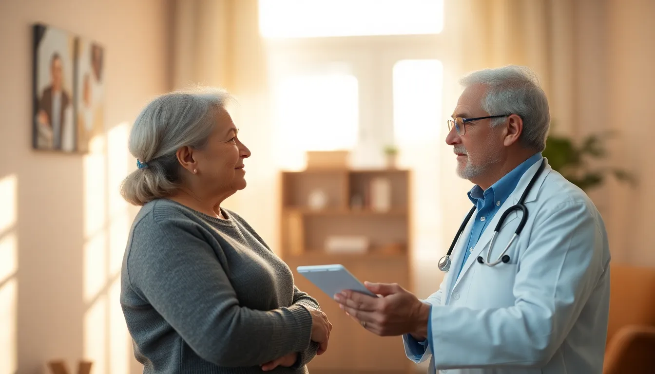 Nurse Administering Vaccine to Elderly Patient