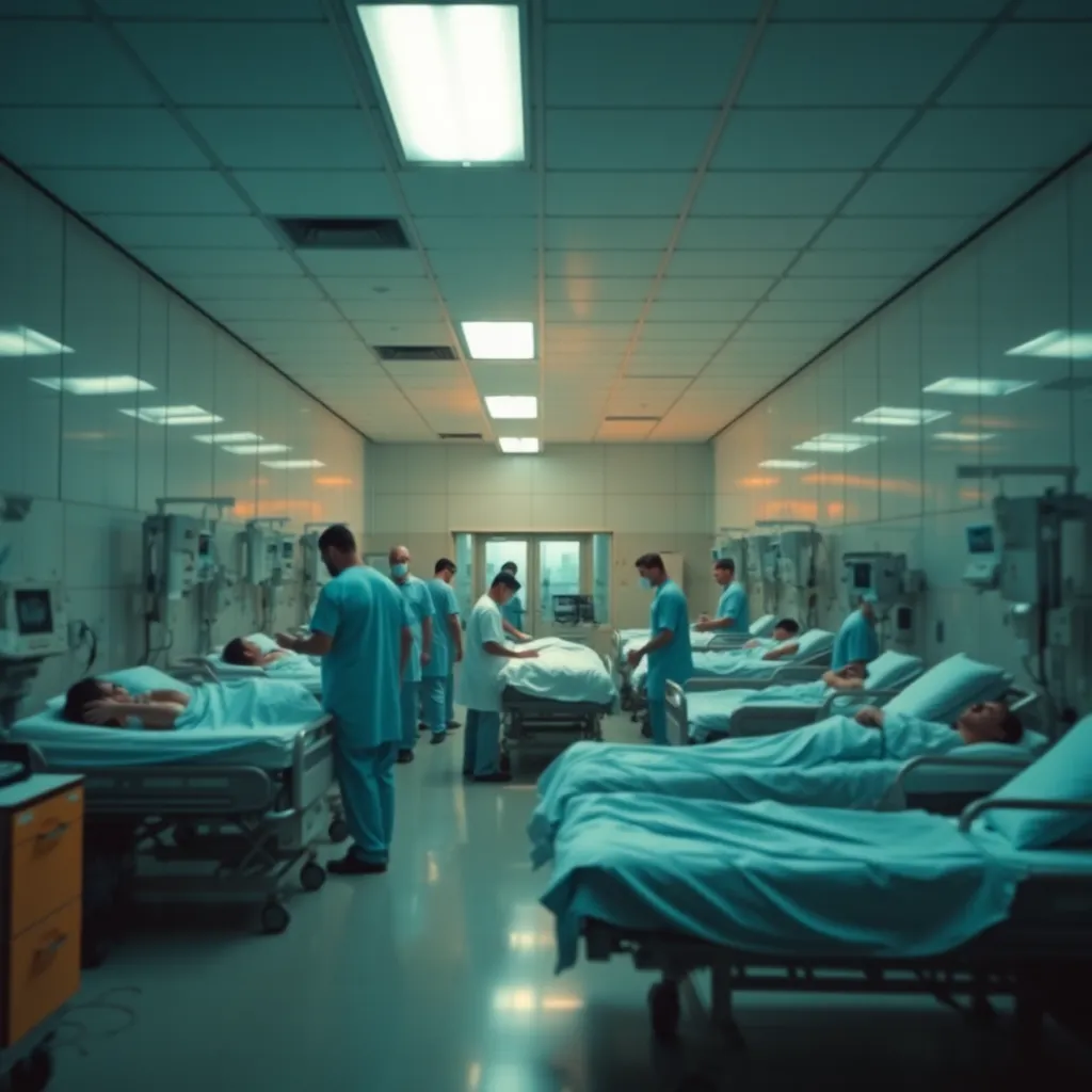 Emergency Room with Medical Staff in Action