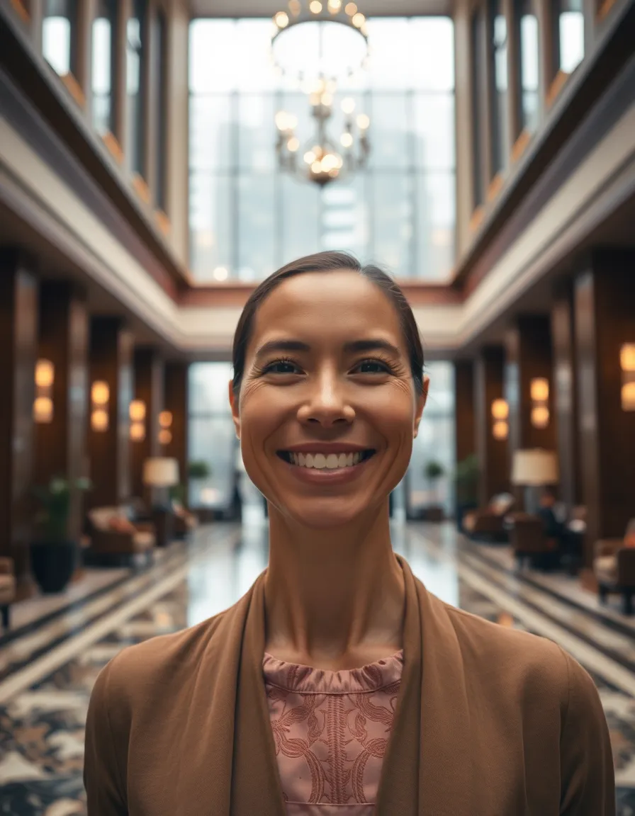 Warm Welcome at Hotel Reception