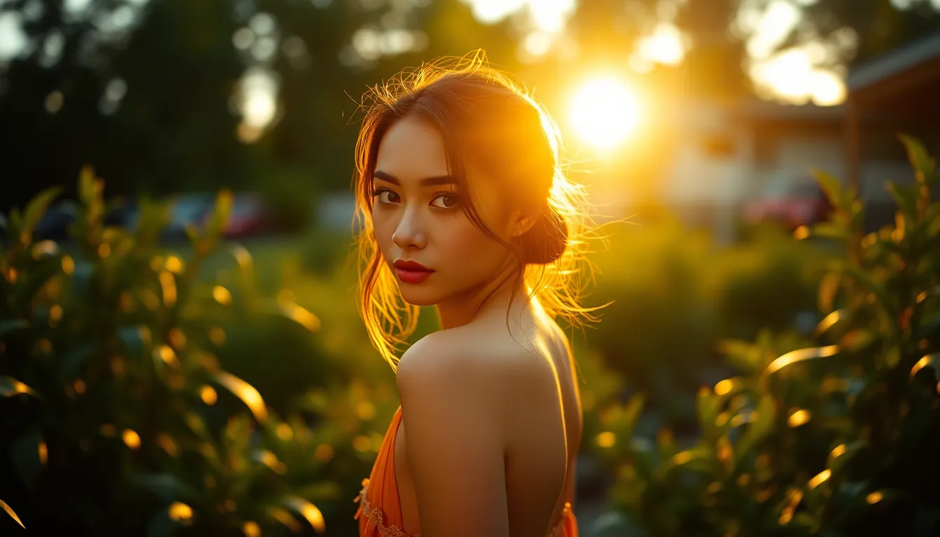 Luxurious Hotel Lobby with Greenery