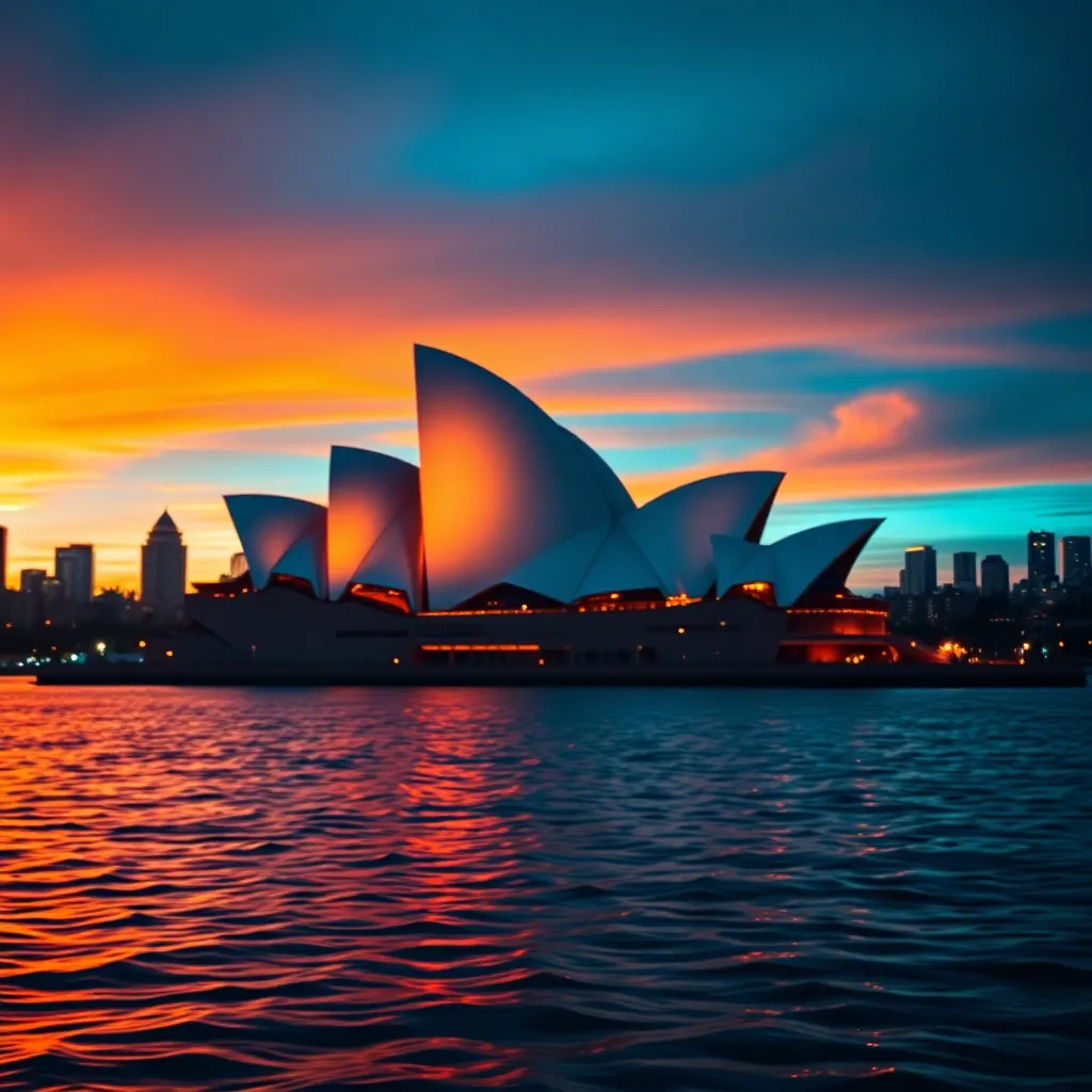 Sydney Opera House at Sunset