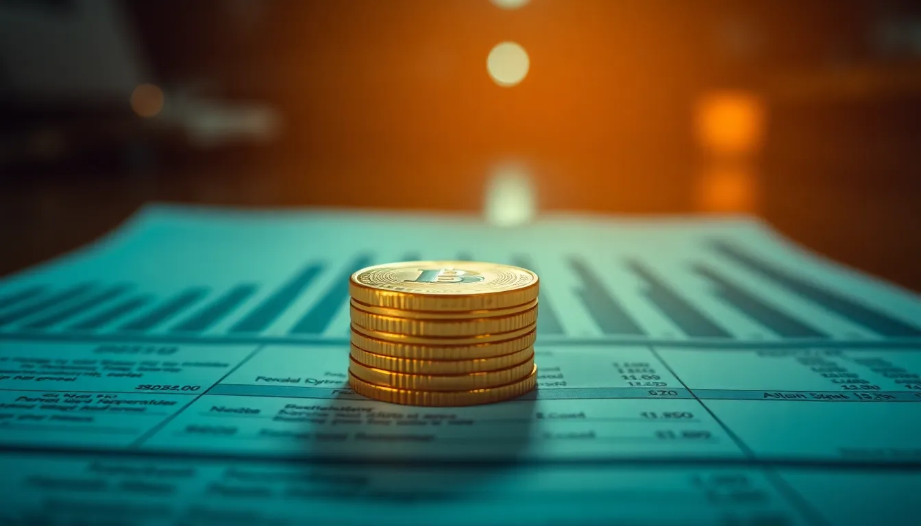 Gold Coins Representing Investment Growth