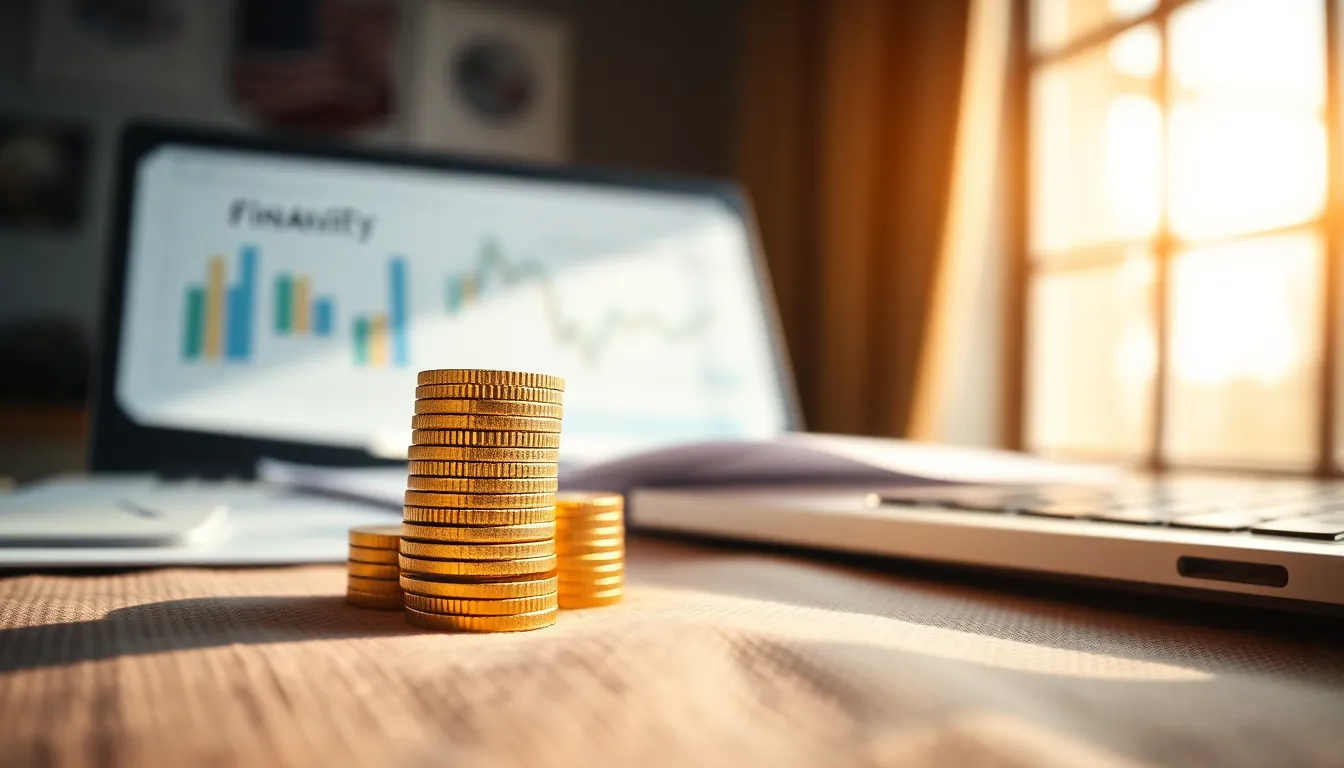 Golden Coins Symbolizing Investment Opportunities