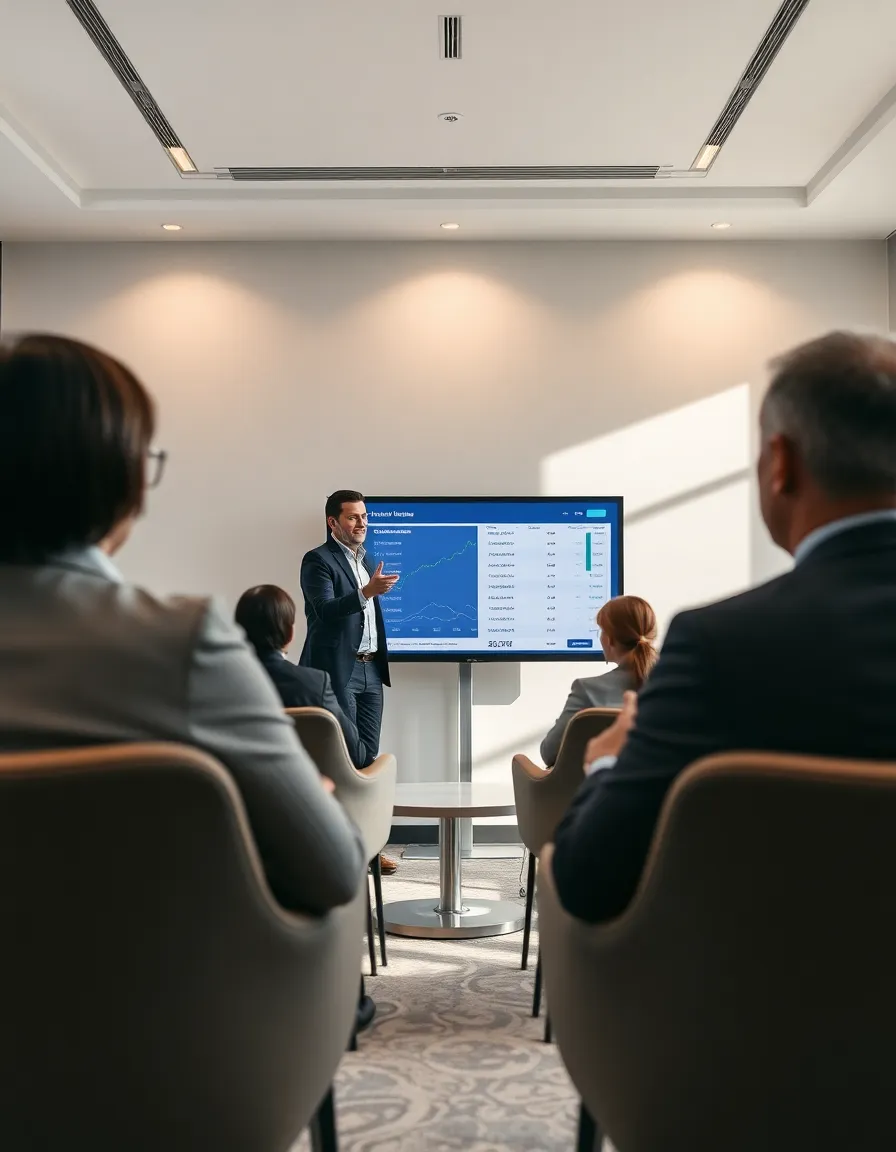 Financial Advisor Presenting Investment Options