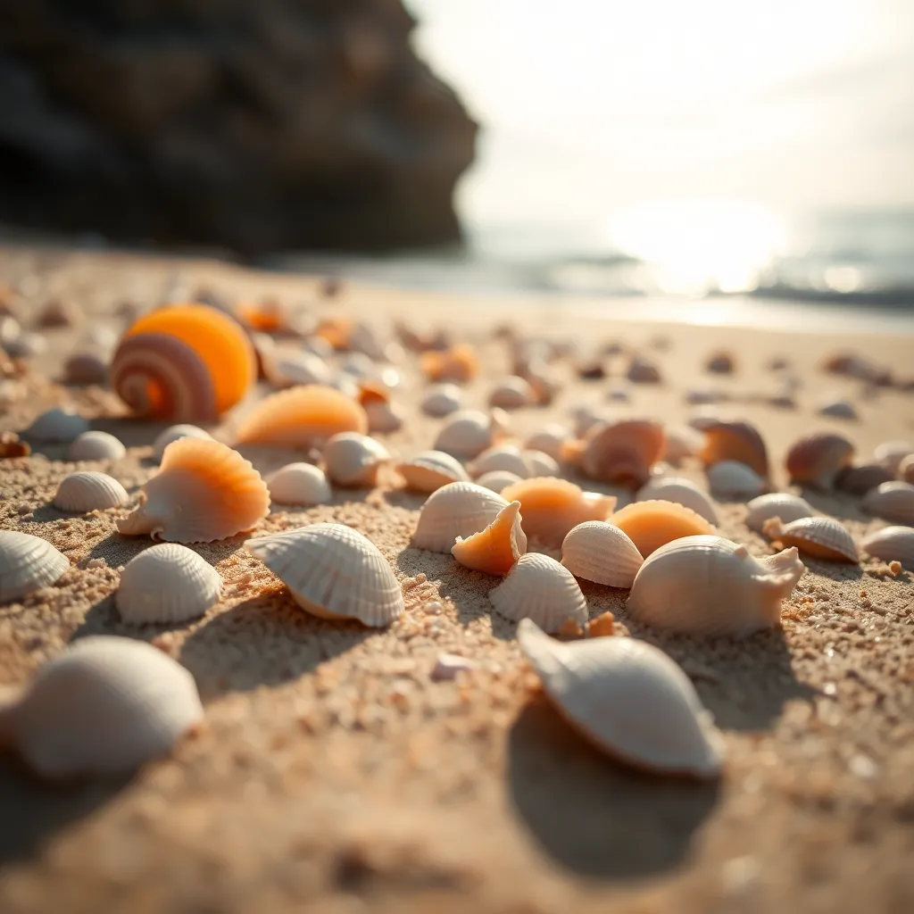 Close-Up of Secluded Island Beach