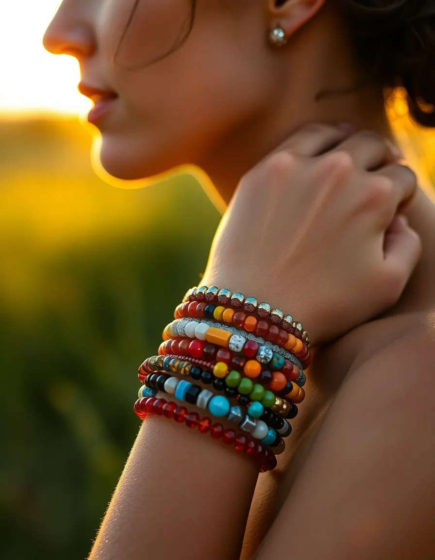 Handcrafted Silver Ring on Wooden Table