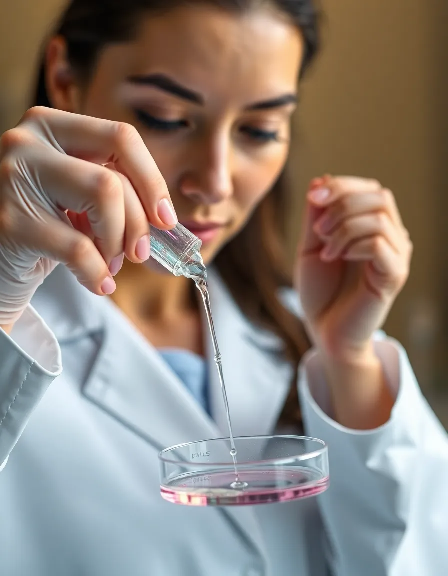 Female Scientist Working in a Laboratory