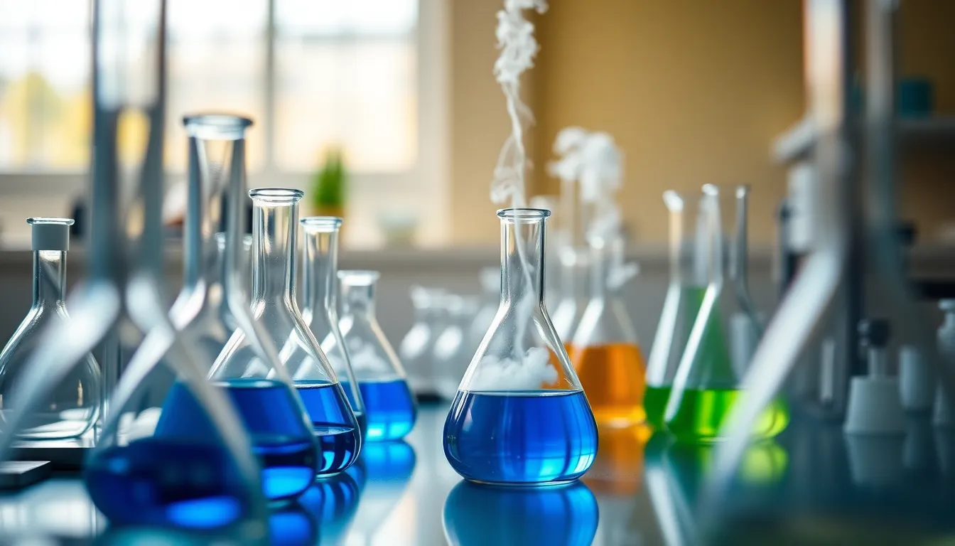 Laboratory Glassware in Natural Light