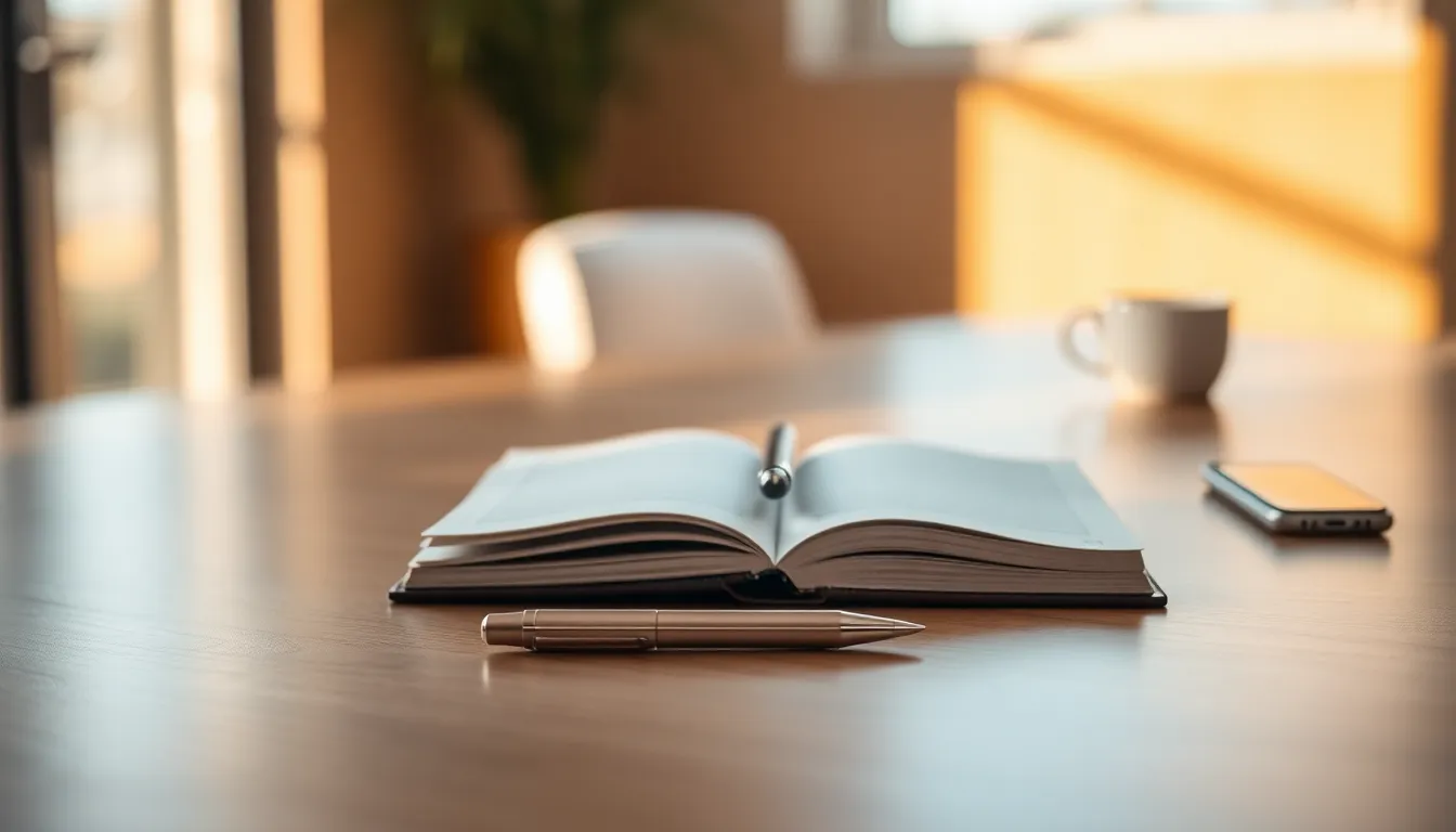 Minimalist Workspace of a Business Leader