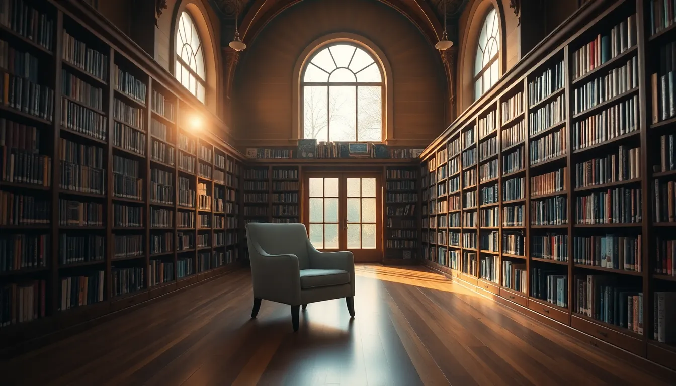 Cozy Library Reading Nook