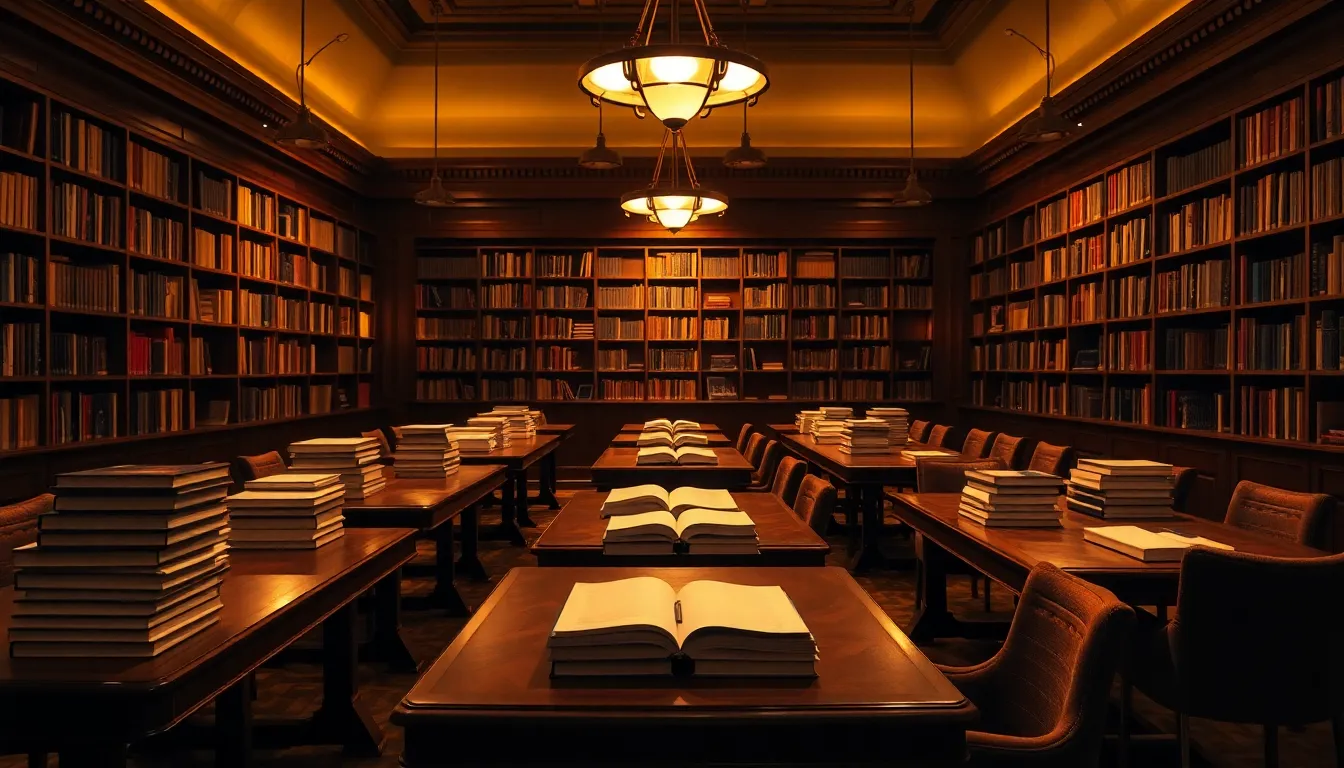 Diverse Students Engaging in Library Discussion