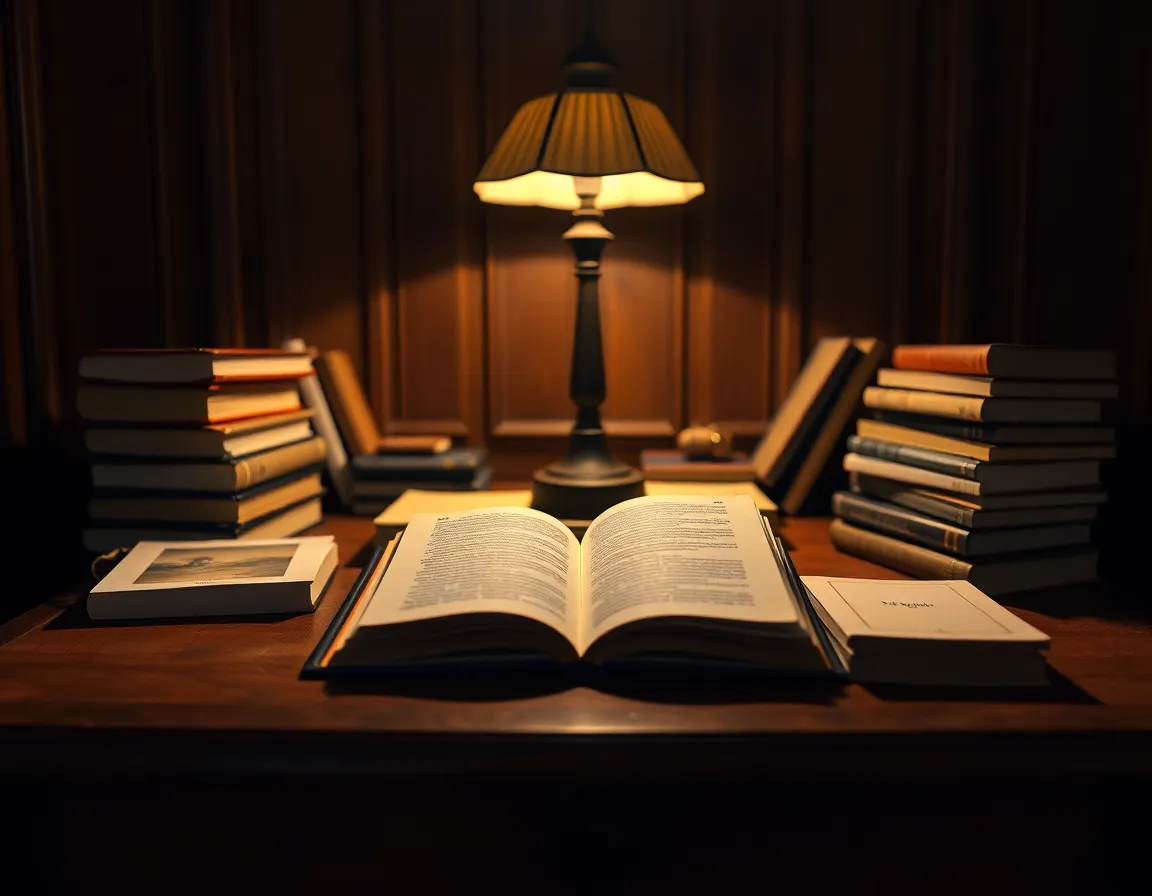 Antique Library Workspace