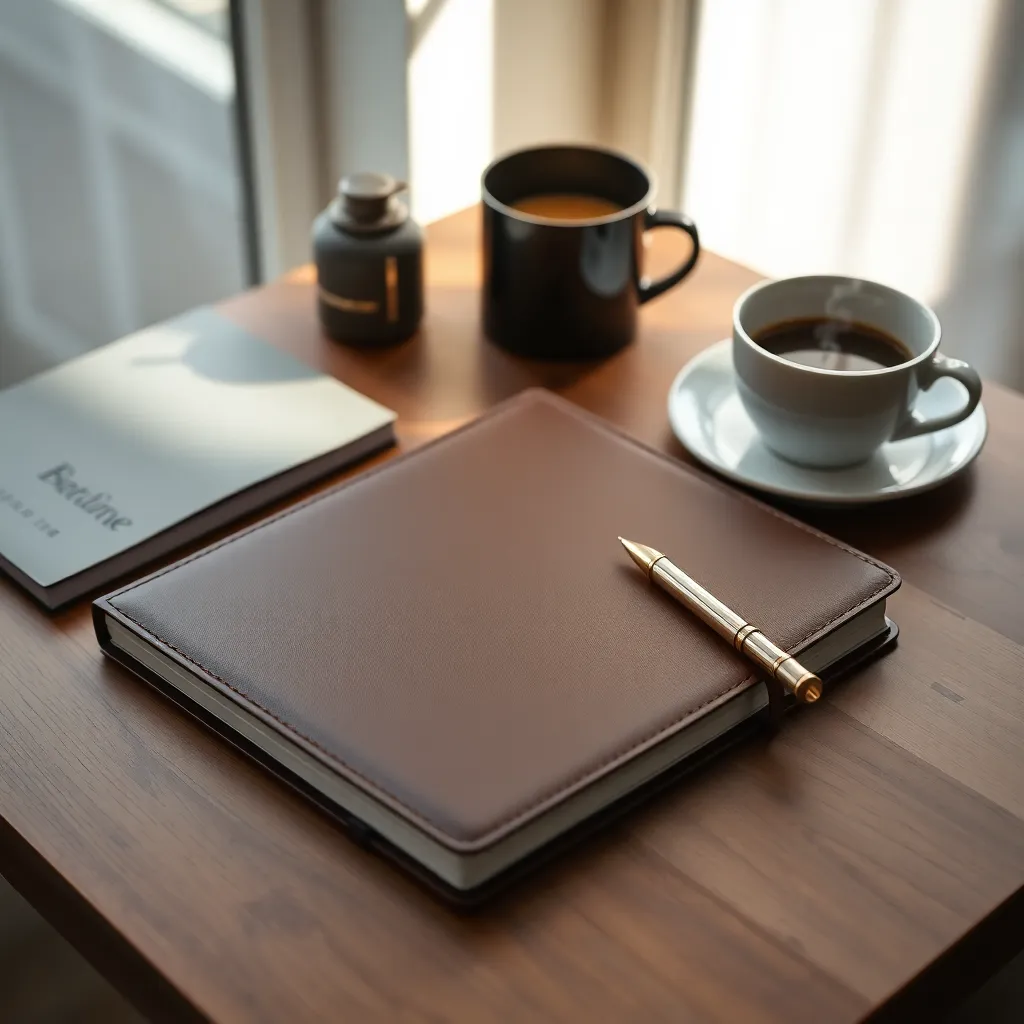 Elegant Workspace Flat Lay Arrangement