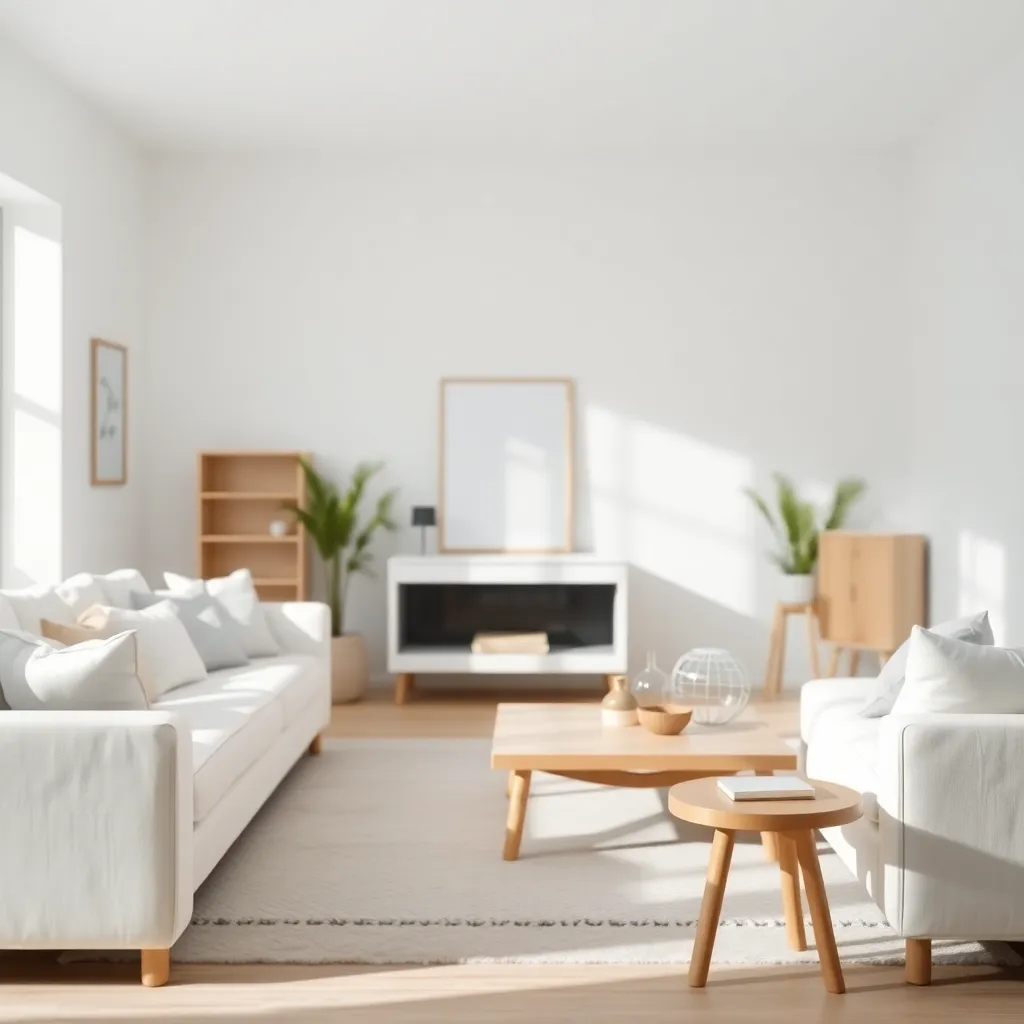 Minimalist Scandinavian Living Room Design