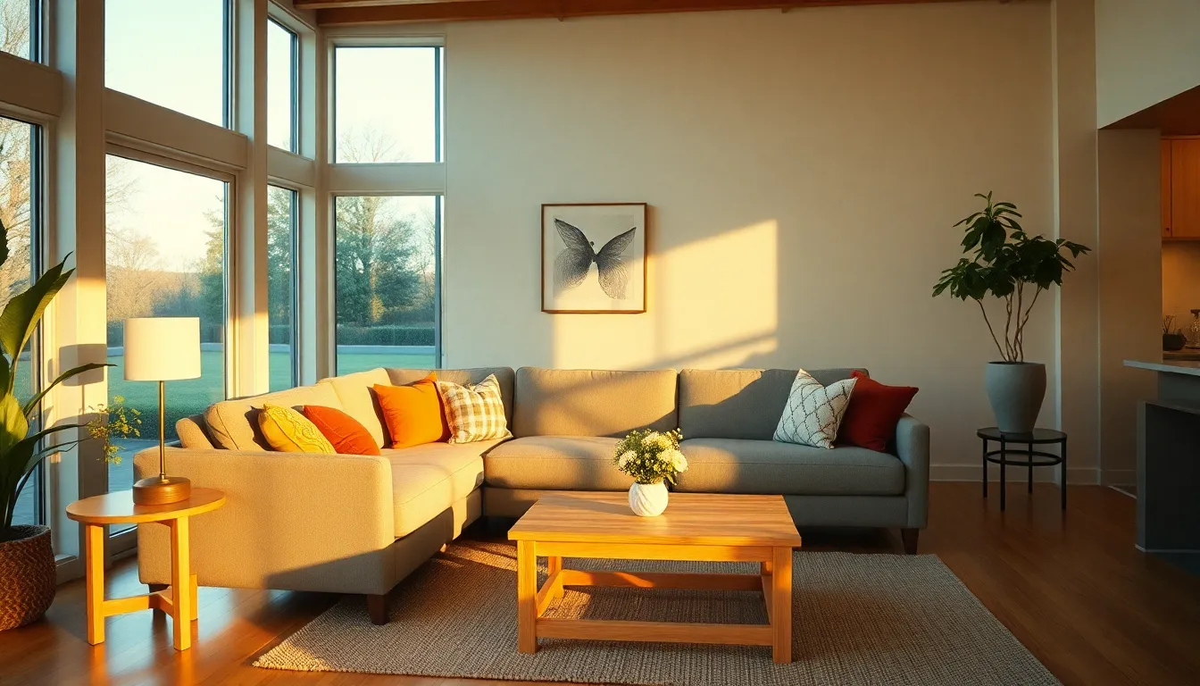 Cozy Living Room with Modern Decor