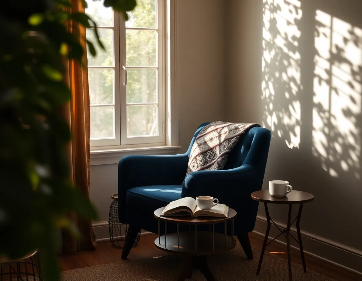 Inviting Reading Nook in Living Room