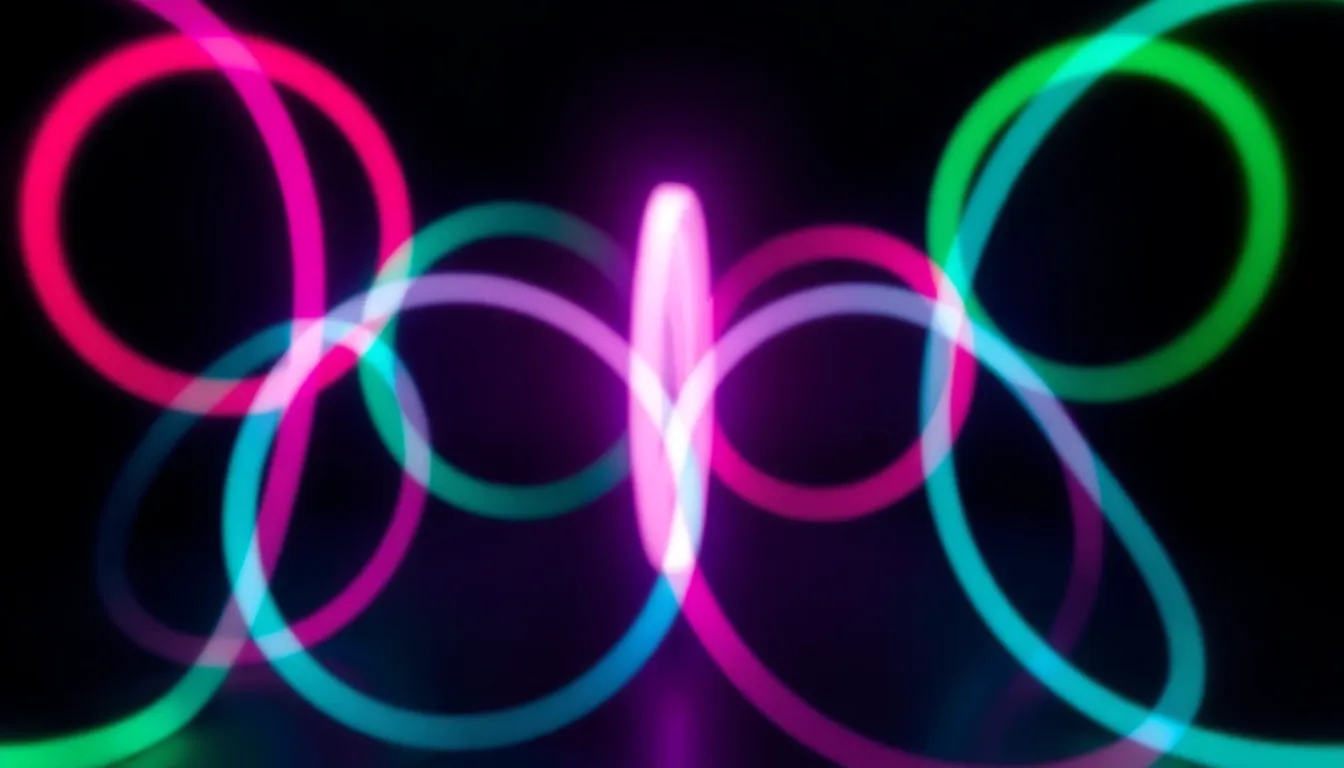 Vibrant Light Trails Loop