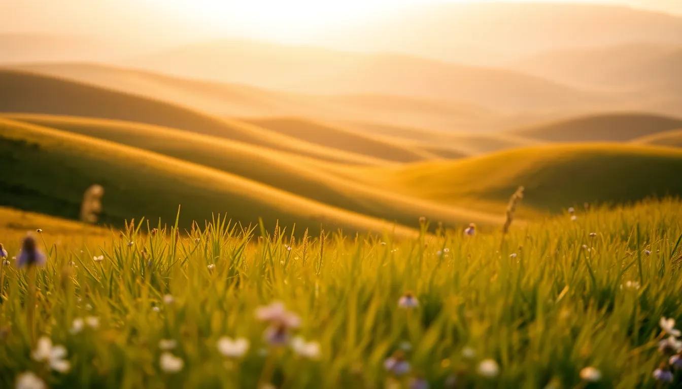 Serene Abstract Hills in Loop