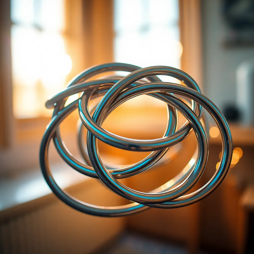 Intricate Metallic Loops