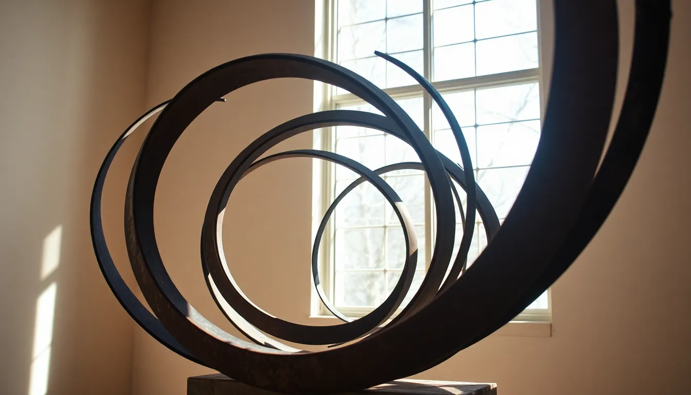 Recycled Metal Sculpture Loops