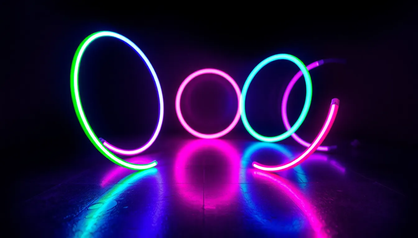 Neon LED Light Loops