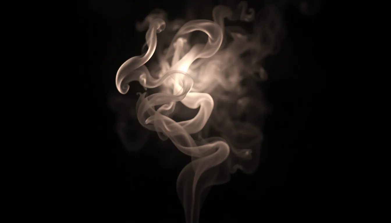 Spiral Smoke Loops in Darkness
