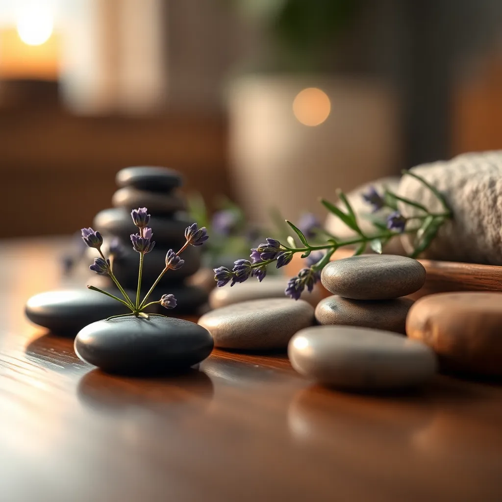 Luxury Spa Treatment Setup