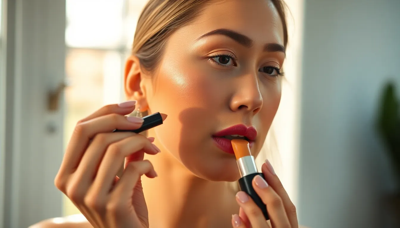 Serene Makeup Portrait with Pastel Hues