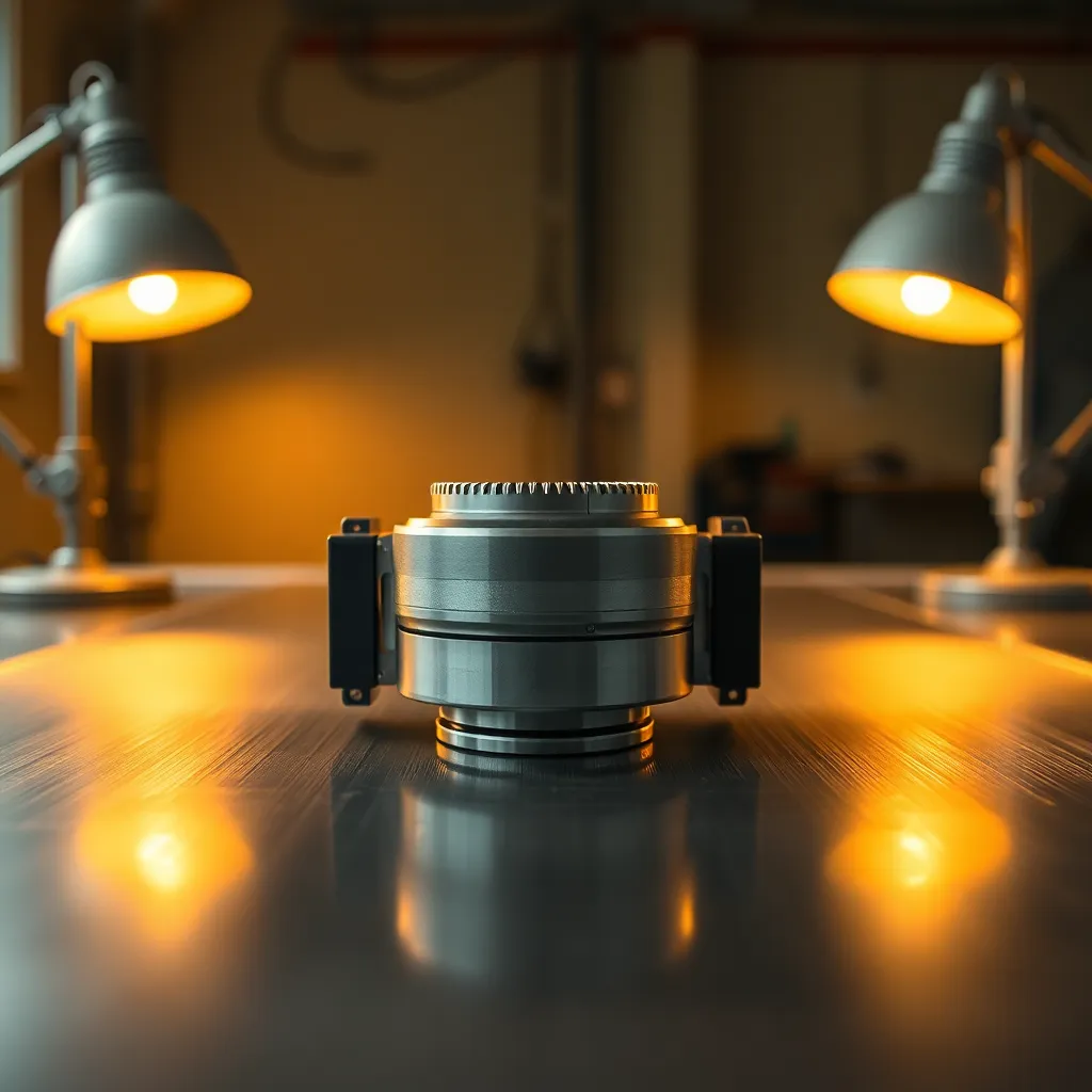 Close-Up of Manufactured Product