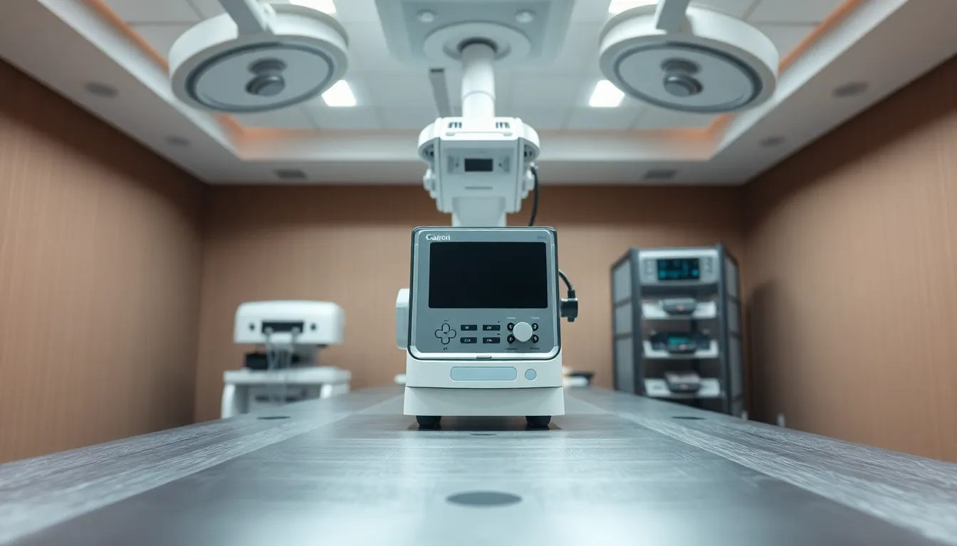 High-Tech Medical Equipment in Clinical Setting