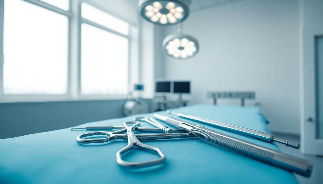 Modern Surgical Room with Tools