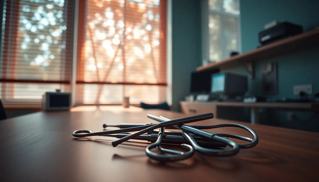 Surgical Instruments on a Table