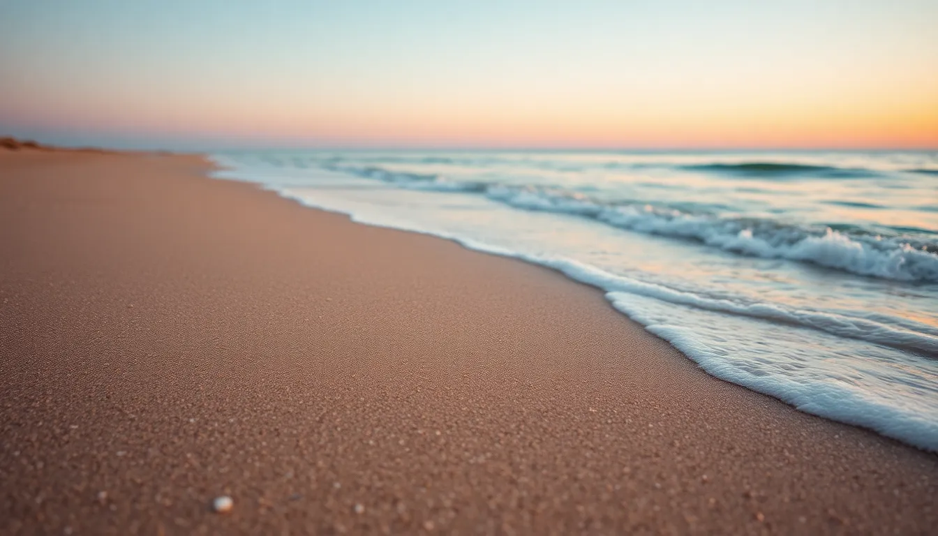 Tranquil Beach Sunrise for Mental Health