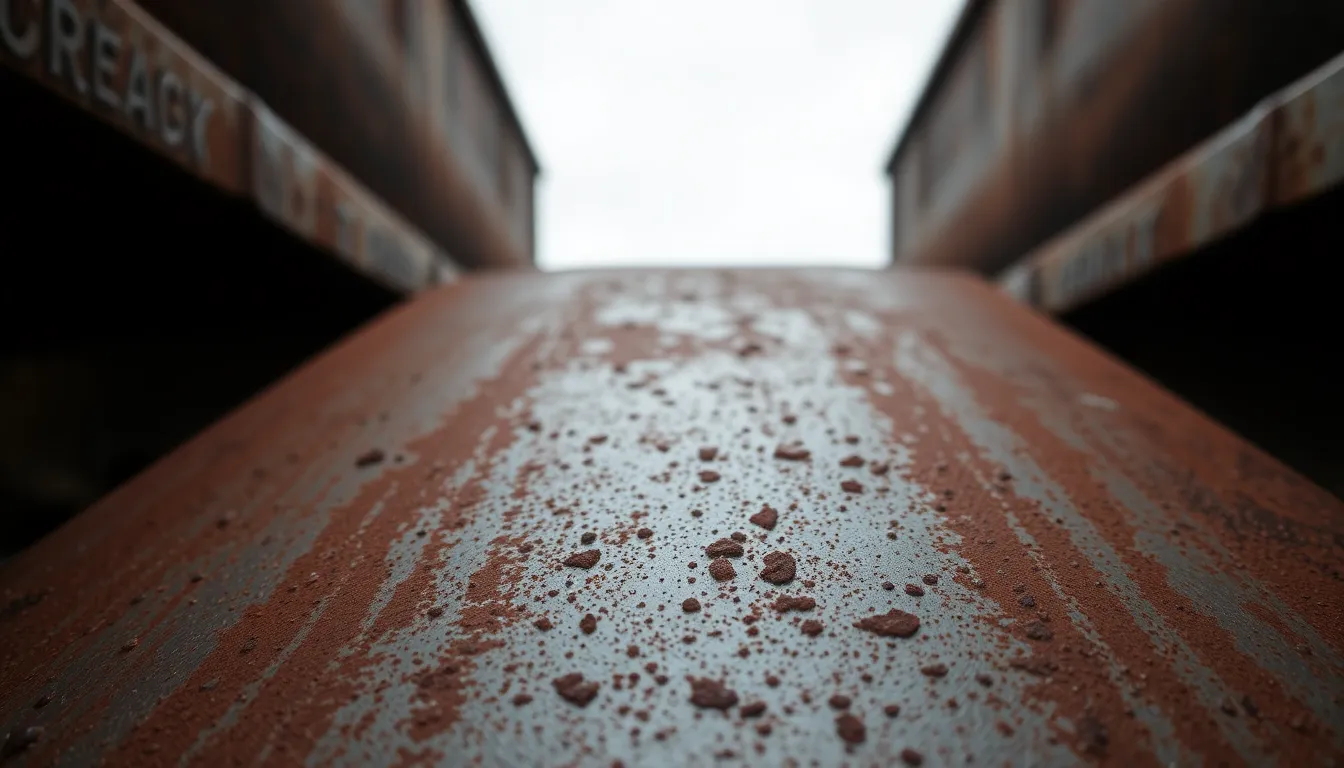 Weathered Steel Surface Texture